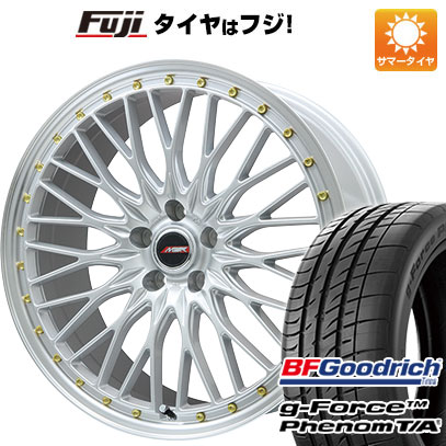 新品国産5穴114.3車 夏タイヤ ホイール４本セット 245/40R20 BFG(フジ専売) g FORCE フェノム T/A プレミックス MER PROMESH シルバー/リムポリッシュ 20インチ :fuji 1461 140262 41290 41290:フジコーポレーション