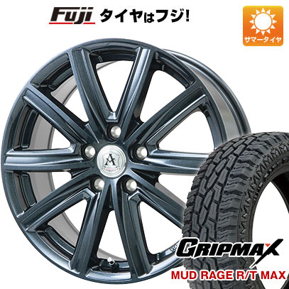 【新品】60系プリウス 夏タイヤ ホイール４本セット 195/60R17 グリップマックス マッドレイジR/T MAX RBL(限定) テクノピア  アフロディーテ MZ 17インチ