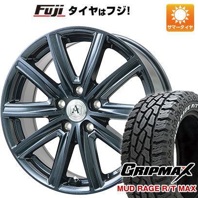 【新品国産5穴100車】 夏タイヤ ホイール4本セット 195/65R15 グリップマックス マッドレイジR/T MAX RWL(限定) TECHNOPIA アフロディーテ MZ 15インチ :fuji 1962 143546 33232 33232:フジコーポレーション