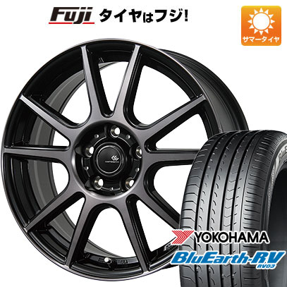 【パンク保証付】【新品国産5穴114.3車】 夏タイヤ ホイール4本セット 215/60R16 ヨコハマ ブルーアース RV-03 トピー セレブロ PFX 16インチ｜fujicorporation