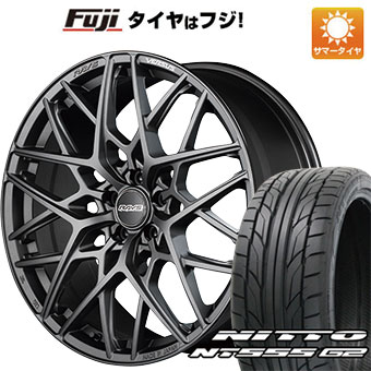 【パンク保証付き】【新品国産5穴114.3車】 夏タイヤ ホイール4本セット 245/35R19 ニットー NT555 G2 レイズ VERSUS VV25M 19インチ :fuji 1123 148693 23595 23595:フジコーポレーション