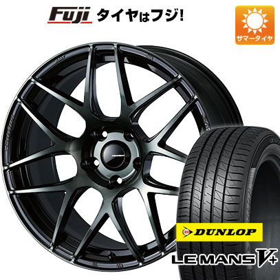 【新品国産5穴114.3車】 夏タイヤ ホイール4本セット 205/50R17 ダンロップ ルマン V+(ファイブプラス) ウェッズ ウェッズスポーツ SA 27R 17インチ :fuji 1672 145599 40673 40673:フジコーポレーション