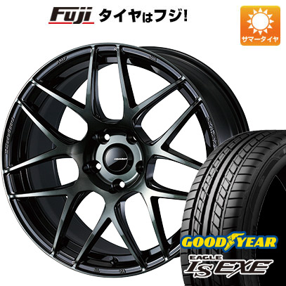 【新品国産5穴114.3車】 夏タイヤ ホイール4本セット 215/55R17 グッドイヤー イーグル エルエス エグゼ(限定) ウェッズ ウェッズスポーツ SA-27R 17インチ｜fujicorporation