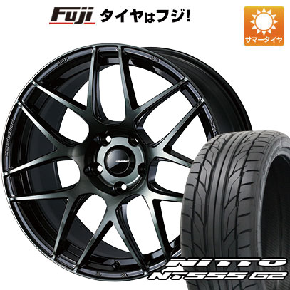 【パンク保証付き】【新品国産5穴114.3車】 夏タイヤ ホイール４本セット 225/40R18 ニットー NT555 G2 ウェッズ ウェッズスポーツ SA 27R 18インチ :fuji 1131 145604 23604 23604:フジコーポレーション