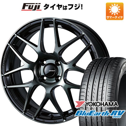 【パンク保証付】【新品国産4穴100車】 夏タイヤ ホイール4本セット 185/65R15 ヨコハマ ブルーアース RV 03 WEDS ウェッズスポーツ SA 27R 15インチ :fuji 1921 145595 36889 36889:フジコーポレーション