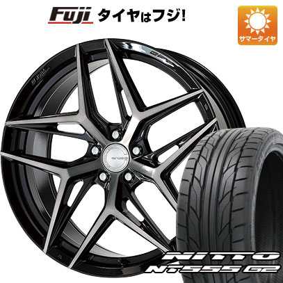 【パンク保証付き】【新品国産5穴114.3車】 夏タイヤ ホイール4本セット 245/40R19 ニットー NT555 G2 ワーク グノーシスIS 205 19インチ :fuji 1122 145957 23597 23597:フジコーポレーション