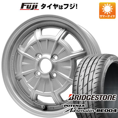 【新品 軽自動車】N-BOX タント ワゴンR 夏タイヤ ホイール4本セット 165/55R15 ブリヂストン ポテンザ アドレナリン RE004 ダムド カンタービレ 15インチ｜fujicorporation