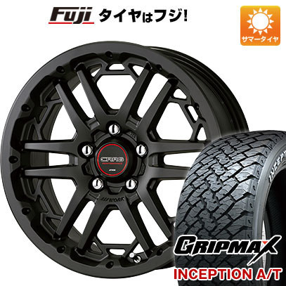 【新品国産5穴114.3車】 夏タイヤ ホイール4本セット 215/65R16 グリップマックス インセプション A/T RWL(限定) ワーク クラッグ ティーグラビックIII 16インチ :fuji 1310 145952 37272 37272:フジコーポレーション