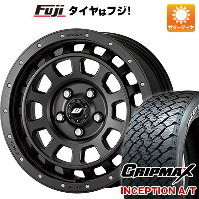 【新品国産5穴114.3車】 夏タイヤ ホイール4本セット 215/70R16 グリップマックス インセプション A/T RWL(限定) ワーク CRAG T GRABIC SHADOW EDITION 16インチ :fuji 1581 146696 33661 33661:フジコーポレーション