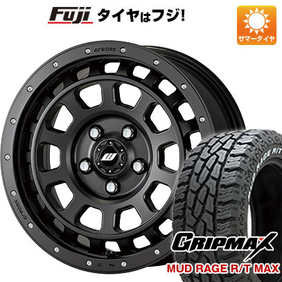 【新品国産5穴114.3】 夏タイヤ ホイール4本セット 215/65R16 グリップマックス マッドレイジR/T MAX RWL(限定) ワーク CRAG T GRABIC SHADOW EDITION 16インチ :fuji 1310 146696 33237 33237:フジコーポレーション