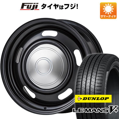 【新品 軽自動車】エブリイワゴン サマータイヤ ホイール4本セット 165/60R14 ダンロップ ルマン V+(ファイブプラス) コーリン オールドカントリー 14インチ :fuji 21721 152422 40648 40648:フジコーポレーション