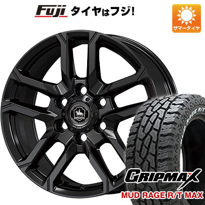 【新品国産6穴139.7車】 夏タイヤ ホイール4本セット 265/65R17 グリップマックス マッドレイジR/T MAX RWL(限定) コーセイ ベアロック バイソン 17インチ :fuji 11822 145065 32742 32742:フジコーポレーション