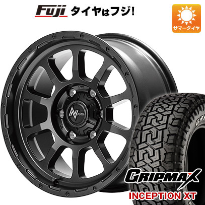 【新品国産6穴139.7車】 夏タイヤ ホイール4本セット 265/65R17 GRIPMAX インセプション X/T RWL(限定) MID M10 PERSHING BARREL BLACK EDITION 17インチ :fuji 11822 146181 33364 33364:フジコーポレーション