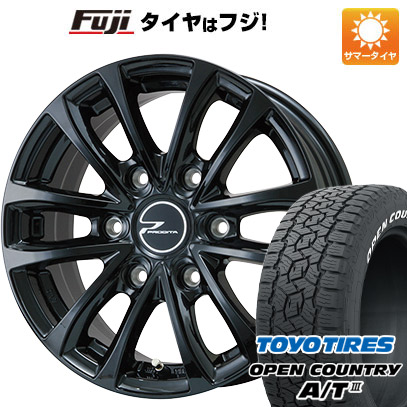 【新品】ハイエース200系 夏タイヤ ホイール4本セット 195/80R15 107/105N トーヨー オープンカントリー A/T III RWL/RBL プロディータ HC【限定】 15インチ :fuji 2185 147095 42837 42837:フジコーポレーション