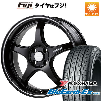 【新品国産4穴100車】 夏タイヤ ホイール4本セット 195/50R16 ヨコハマ ブルーアース ES32 ゴジゲン PROレーサー FN01R-C STV 16インチ｜fujicorporation