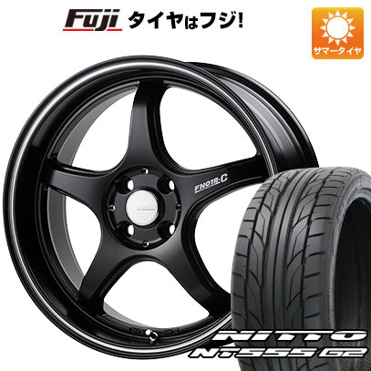 【パンク保証付き】【新品国産5穴100車】 夏タイヤ ホイール４本セット 215/45R17 ニットー NT555 G2 ゴジゲン PROレーサー FN01R C STV 17インチ :fuji 1674 147156 23611 23611:フジコーポレーション