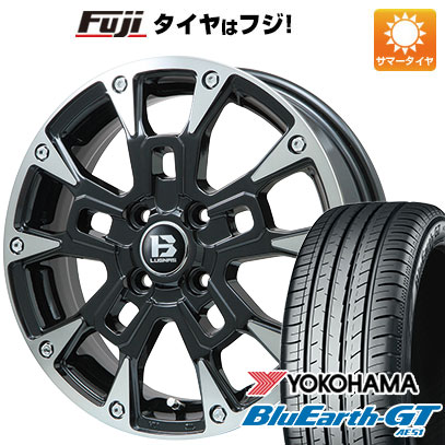 【新品 軽自動車】N BOX タント ワゴンR 夏タイヤ ホイール4本セット 165/55R15 ヨコハマ ブルーアース GT AE51 ビッグウエイ B LUGNAS BRD 15インチ :fuji 21761 146641 28574 28574:フジコーポレーション