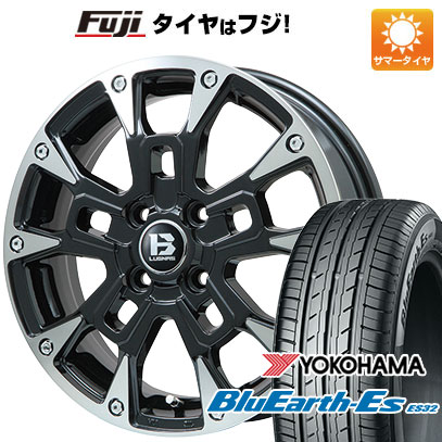 【新品 軽自動車】ハスラー 夏タイヤ ホイール4本セット 165/65R14 ヨコハマ ブルーアース ES32 ビッグウエイ B-LUGNAS BRD 14インチ