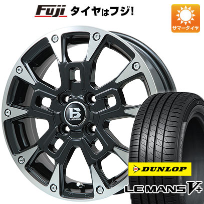 【新品 軽自動車】エブリイワゴン 夏タイヤ ホイール4本セット 165/50R15 ダンロップ ルマン V+(ファイブプラス) ビッグウエイ B LUGNAS BRD 15インチ :fuji 21761 146641 40644 40644:フジコーポレーション