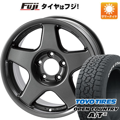 【新品】ジムニーシエラ 夏タイヤ ホイール４本セット 215/70R16 トーヨー オープンカントリー A/T III RWL/RBL 4x4 ブラッドレー V 16インチ｜fujicorporation