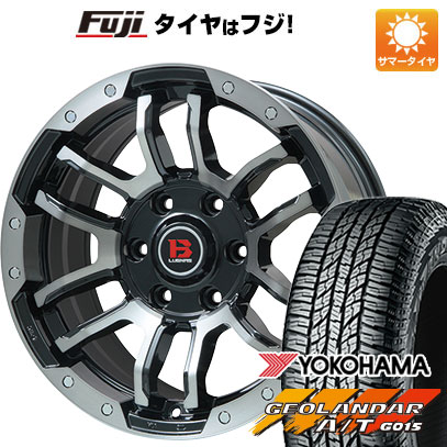 クーポン配布中 【新品国産6穴139.7車】 夏タイヤ ホイール4本セット 285/70R17 ヨコハマ ジオランダー A/T G015 OWL/RBL ビッグウエイ B LUGNAS FRD 17インチ :fuji 11822 137804 41222 41222:フジコーポレーション