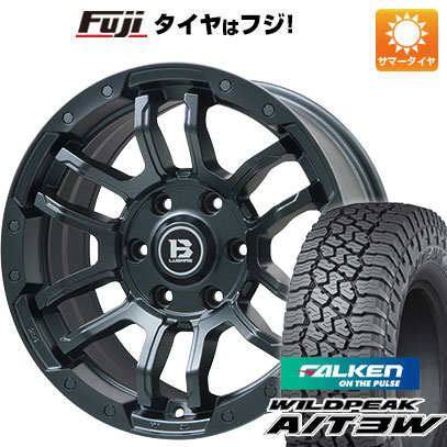 【新品国産6穴139.7車】 夏タイヤ ホイール4本セット 35X12.5R17 ファルケン ワイルドピーク A/T3W ビッグウエイ B LUGNAS FRD(マットブラック) 17インチ :fuji 11822 137806 31927 31927:フジコーポレーション