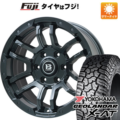 【新品国産6穴139.7車】 夏タイヤ ホイール4本セット 275/65R18 ヨコハマ ジオランダー X AT G016 ビッグウエイ B LUGNAS FRD(マットブラック) 18インチ :fuji 16581 137821 37169 37169:フジコーポレーション