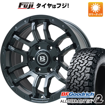 【新品国産6穴139.7車】 夏タイヤ ホイール4本セット 275/70R17 BFグッドリッチ オールテレーンT/A KO2 RWL/RBL ビッグウエイ B LUGNAS FRD 17インチ :fuji 11822 137806 25922 25922:フジコーポレーション