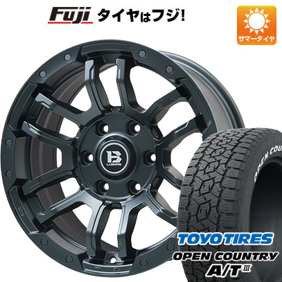 【新品】プラド 夏タイヤ ホイール4本セット 265/65R17 トーヨー オープンカントリー A/T III RWL/RBL ビッグウエイ B LUGNAS FRD(マットブラック) 17インチ :fuji 11822 137806 42854 42854:フジコーポレーション