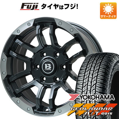 クーポン配布中 【新品国産6穴139.7車】 夏タイヤ ホイール4本セット 265/70R17 ヨコハマ ジオランダー A/T G015 OWL/RBL ビッグウエイ B LUGNAS FRD 17インチ :fuji 11822 137807 22893 22893:フジコーポレーション