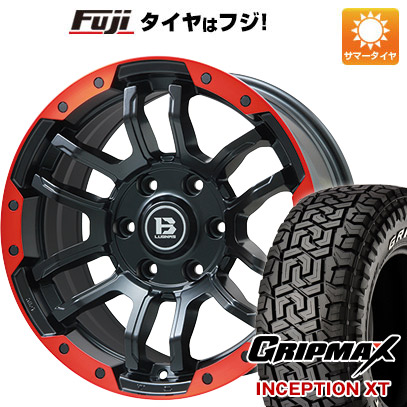 【新品国産6穴139.7車】 夏タイヤ ホイール4本セット 265/65R17 グリップマックス インセプション X/T RWL(限定) ビッグウエイ B LUGNAS FRD 17インチ :fuji 11822 137808 33364 33364:フジコーポレーション