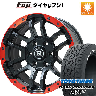 【新品】プラド 夏タイヤ ホイール4本セット 265/65R17 トーヨー オープンカントリー A/T III RWL/RBL ビッグウエイ B LUGNAS FRD 17インチ :fuji 11822 137808 42854 42854:フジコーポレーション