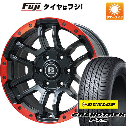 クーポン配布中 【新品国産6穴139.7車】 夏タイヤ ホイール4本セット 265/65R17 ダンロップ グラントレック PT5 ビッグウエイ B LUGNAS FRD 17インチ :fuji 11822 137808 40833 40833:フジコーポレーション