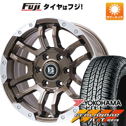 【新品国産6穴139.7車】 夏タイヤ ホイール4本セット 285/60R18 ヨコハマ ジオランダー A/T G015 RBL ビッグウエイ B-LUGNAS FRD 18インチ｜fujicorporation