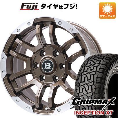 【新品国産6穴139.7車】 夏タイヤ ホイール4本セット 265/65R17 グリップマックス インセプション X/T RWL(限定) ビッグウエイ B LUGNAS FRD 17インチ :fuji 11822 137805 33364 33364:フジコーポレーション