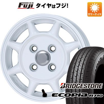 エコピア 【新品 軽自動車】軽トラ 軽バン 夏タイヤ ホイール4本