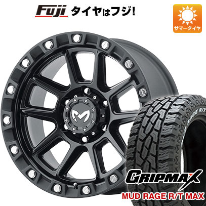 【新品国産6穴139.7車】 夏タイヤ ホイール4本セット 285/70R17 グリップマックス マッドレイジR/T MAX RWL(限定2021年製) MKW M205 US Spec 17インチ :fuji 11822 145724 39616 39616:フジコーポレーション