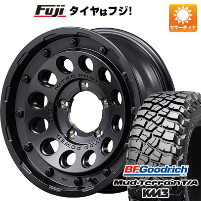 【新品】ジムニーシエラ 夏タイヤ ホイール4本セット 235/75R15 BFグッドリッチ マッドテレーンT/A KM3 MID ナイトロパワー H12 ショットガン 15インチ :fuji 21161 137533 28519 28519:フジコーポレーション