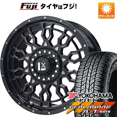 【新品国産6穴139.7車】 夏タイヤ ホイール4本セット 285/70R17 ヨコハマ ジオランダー A/T G015 OWL/RBL オフビート レクセル プレデター 17インチ :fuji 11822 144849 41222 41222:フジコーポレーション