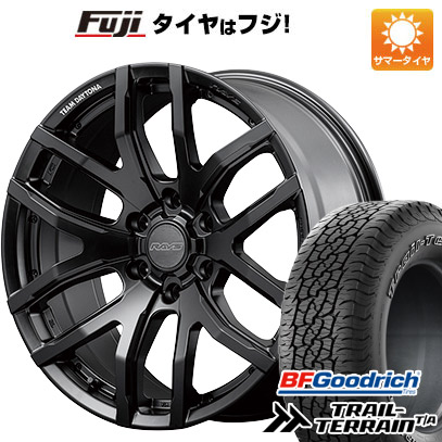 【新品国産6穴139.7車】 夏タイヤ ホイール4本セット 275/55R20 BFグッドリッチ トレールテレーンT/A ORWL レイズ デイトナ F6 Gain Black Edition 20インチ｜fujicorporation