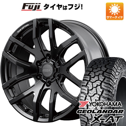 【新品国産6穴139.7車】 夏タイヤ ホイール4本セット 265/70R17 ヨコハマ ジオランダー X AT G016 レイズ デイトナ F6ゲイン ブラックエディション 17インチ :fuji 11822 146063 41939 41939:フジコーポレーション