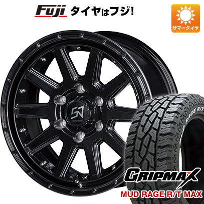 【新品国産6穴139.7車】 夏タイヤ ホイール4本セット 265/65R17 グリップマックス マッドレイジR/T MAX RWL(限定) ロジャム サバイバーホイール SV 222 17インチ :fuji 11822 138876 32742 32742:フジコーポレーション