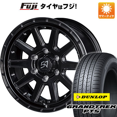 クーポン配布中 【新品国産6穴139.7車】 夏タイヤ ホイール4本セット 265/70R17 ダンロップ グラントレック PT5 ロジャム サバイバーホイール SV 222 17インチ :fuji 11822 138876 40835 40835:フジコーポレーション