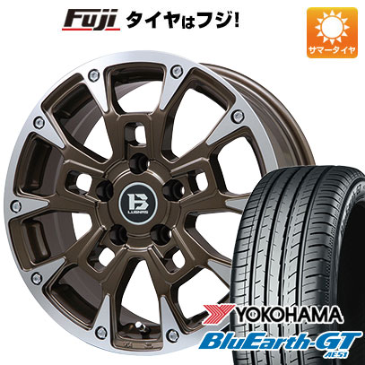 【新品国産5穴114.3車】 夏タイヤ ホイール4本セット 215/60R16 ヨコハマ ブルーアース GT AE51 ビッグウエイ B LUGNAS BRD(ブロンズポリッシュ) 16インチ :fuji 1601 146654 28569 28569:フジコーポレーション