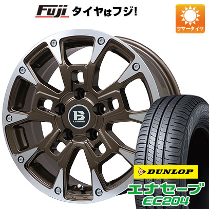 【新品国産5穴114.3車】 夏タイヤ ホイール4本セット 215/60R16 ダンロップ エナセーブ EC204 ビッグウエイ B LUGNAS BRD(ブロンズポリッシュ) 16インチ :fuji 1601 146654 25571 25571:フジコーポレーション