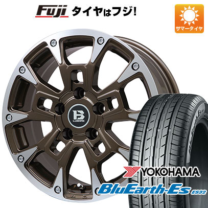 【新品国産5穴114.3車】 夏タイヤ ホイール4本セット 215/65R16 ヨコハマ ブルーアース ES32 ビッグウエイ B LUGNAS BRD(ブロンズポリッシュ) 16インチ :fuji 1310 146654 35502 35502:フジコーポレーション