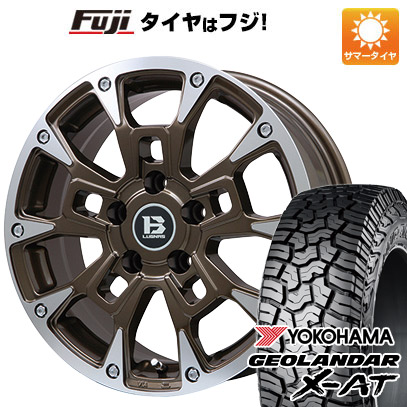 【新品国産5穴114.3車】 夏タイヤ ホイール４本セット 215/70R16 ヨコハマ ジオランダー X AT G016 ビッグウエイ B LUGNAS BRD(ブロンズポリッシュ) 16インチ :fuji 1581 146654 33253 33253:フジコーポレーション