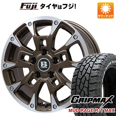 【新品国産5穴114.3車】 夏タイヤ ホイール４本セット 215/70R16 グリップマックス マッドレイジR/T MAX RWL(限定) ビッグウエイ B LUGNAS BRD 16インチ :fuji 1581 146654 33238 33238:フジコーポレーション