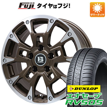 【新品国産5穴114.3車】 夏タイヤ ホイール4本セット 215/60R16 ダンロップ エナセーブ RV505 ビッグウエイ B LUGNAS BRD(ブロンズポリッシュ) 16インチ :fuji 1601 146654 29348 29348:フジコーポレーション