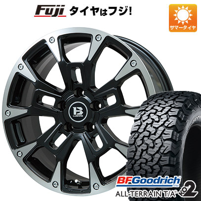 【新品国産5穴114.3車】 夏タイヤ ホイール4本セット 225/65R17 BFグッドリッチ オールテレーンT/A KO2 RBL ビッグウエイ B LUGNAS BRD 17インチ :fuji 2182 146653 23750 23750:フジコーポレーション